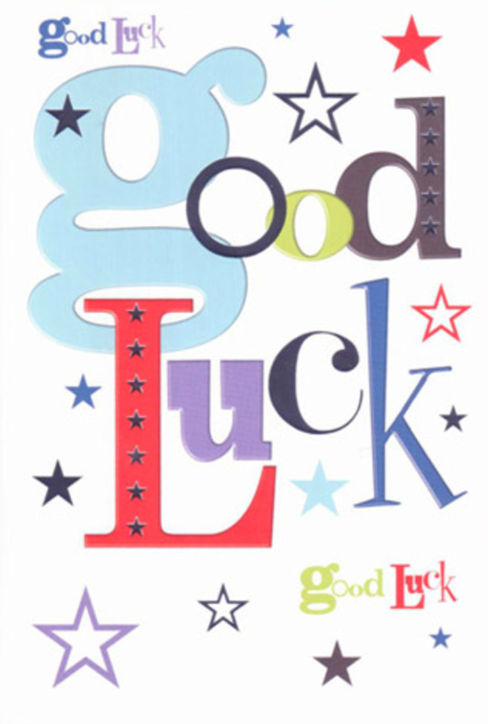 Steeped in cheerful vibrancy, this meticulously designed good luck card perfectly embodies the spirit of Berkhamsted-radiant, supportive, and quietly bold. Each letter dances across a landscape of pristine white, their forms unique: the broad sweep of pastel blue nods to morning walks along the Grand Union Canal, slender strokes of deep black recall historic timbered buildings, and exhilarated red adds the energy of Berkhamsted's Saturday market. Flourishes of coloured stars leap in all directions, reminiscent of childhood wishes made on clear, starry nights near Castle Hill. There's a sense that the card itself is cheering from the sidelines-its lively typography and painterly composition echo the encouragement and laughter shared among friends. The abundance of white space lets every hue breathe, inviting both giver and recipient to linger in the message's warmth. The surface of the card feels satisfyingly crisp and refined, the kind of premium cardstock found in Berkhamsted's bespoke shops. This is not merely a message, but a small talisman of hope and possibility-ideal for anyone embarking on a new journey, whether heading off to university or undertaking a life change, carrying with it the heartfelt belief and genuine support that defines this Hertfordshire community.